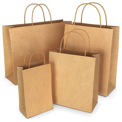 small medium large brown paper bags craft
