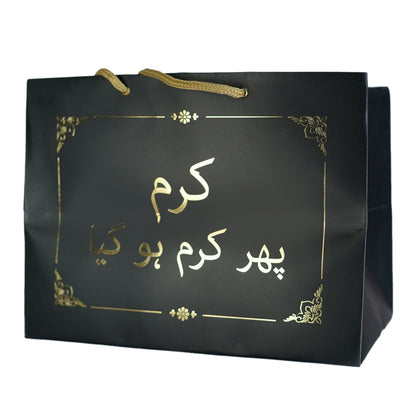 custom logo paper bags for clothing brand with wholesale