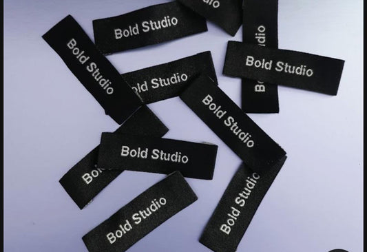 Woven satin label