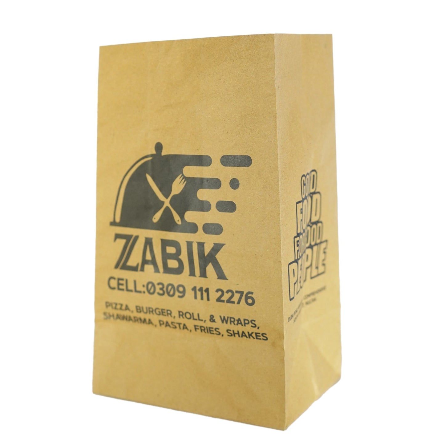 BROWN PAPER BAGS FOR FOOD PACKAGING